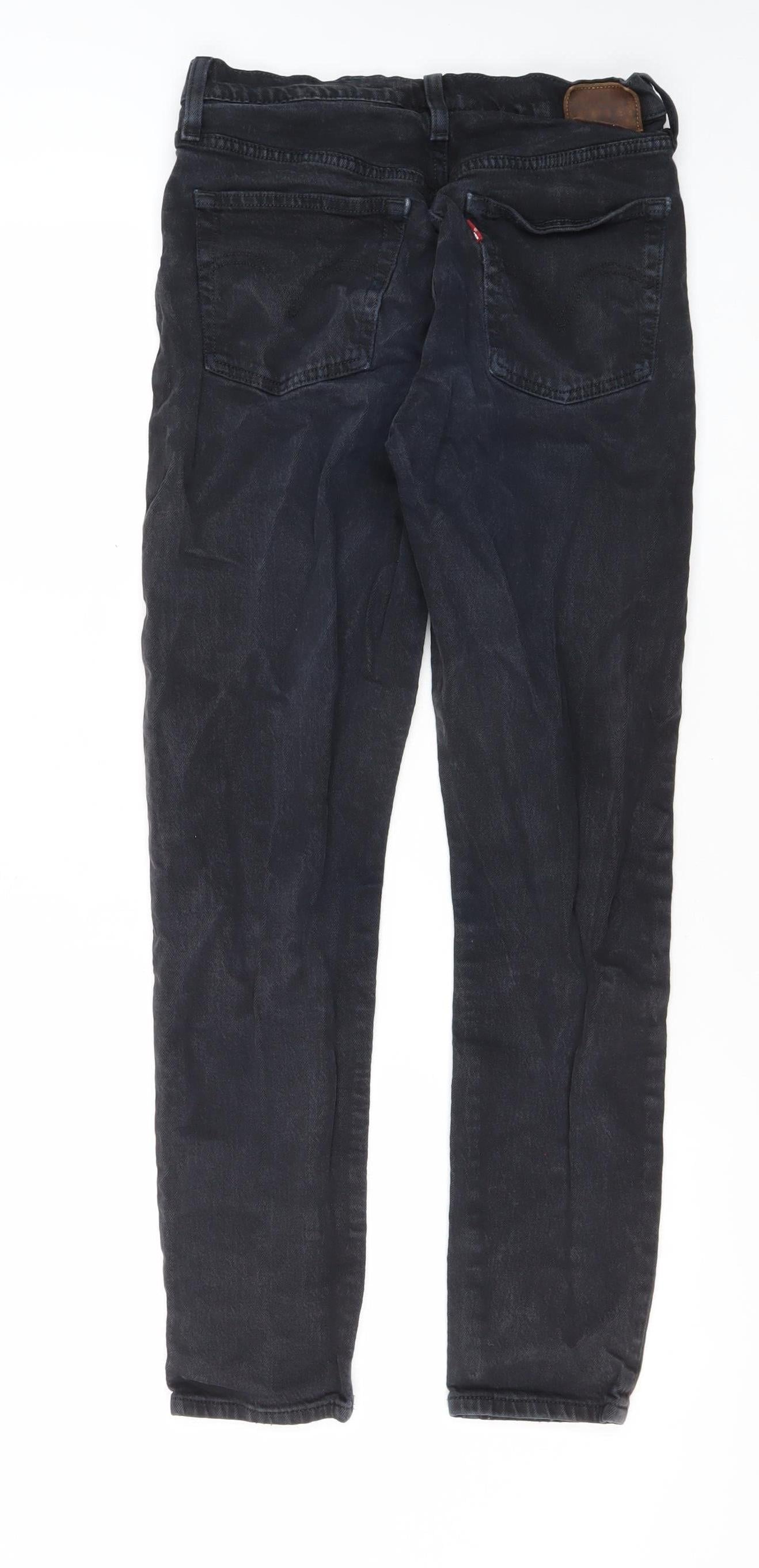 Levi's Premium Men's Black Straight Jeans Size 28