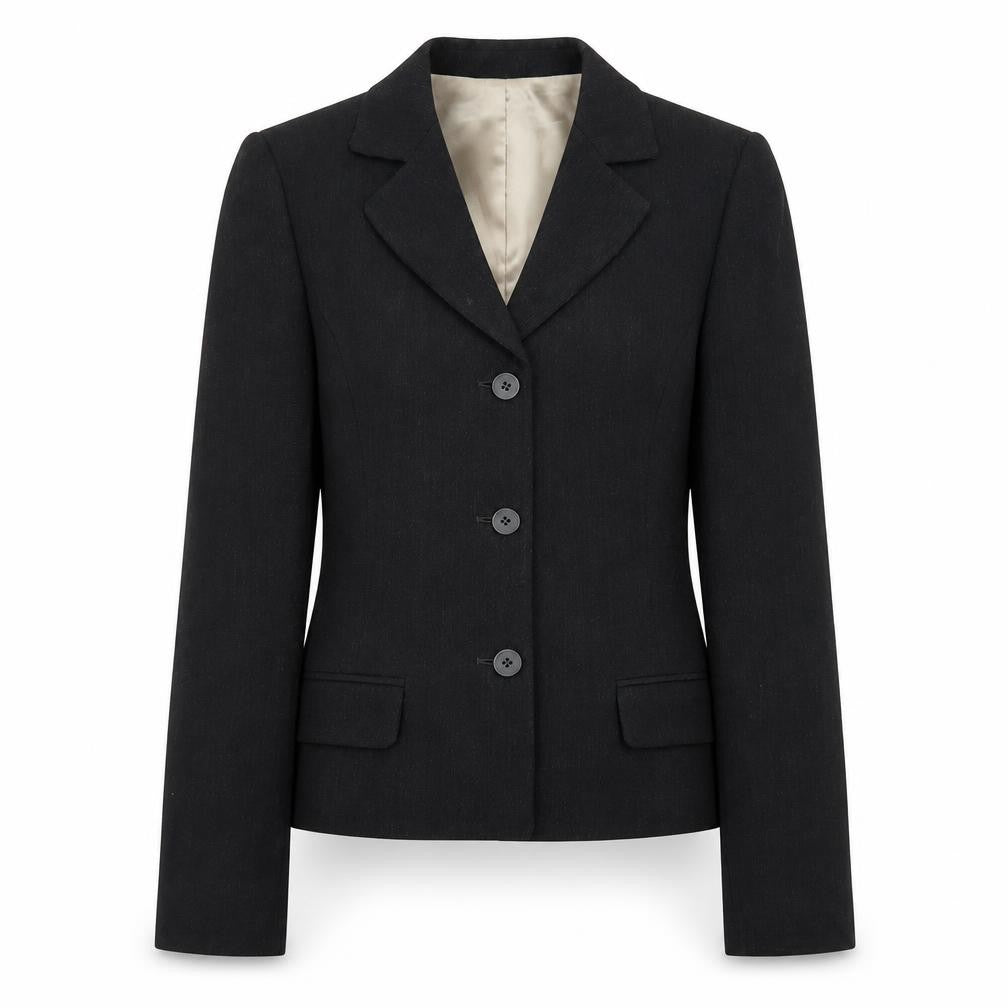 Jigsaw Women's Black Blazer, Size 12, Classic Style