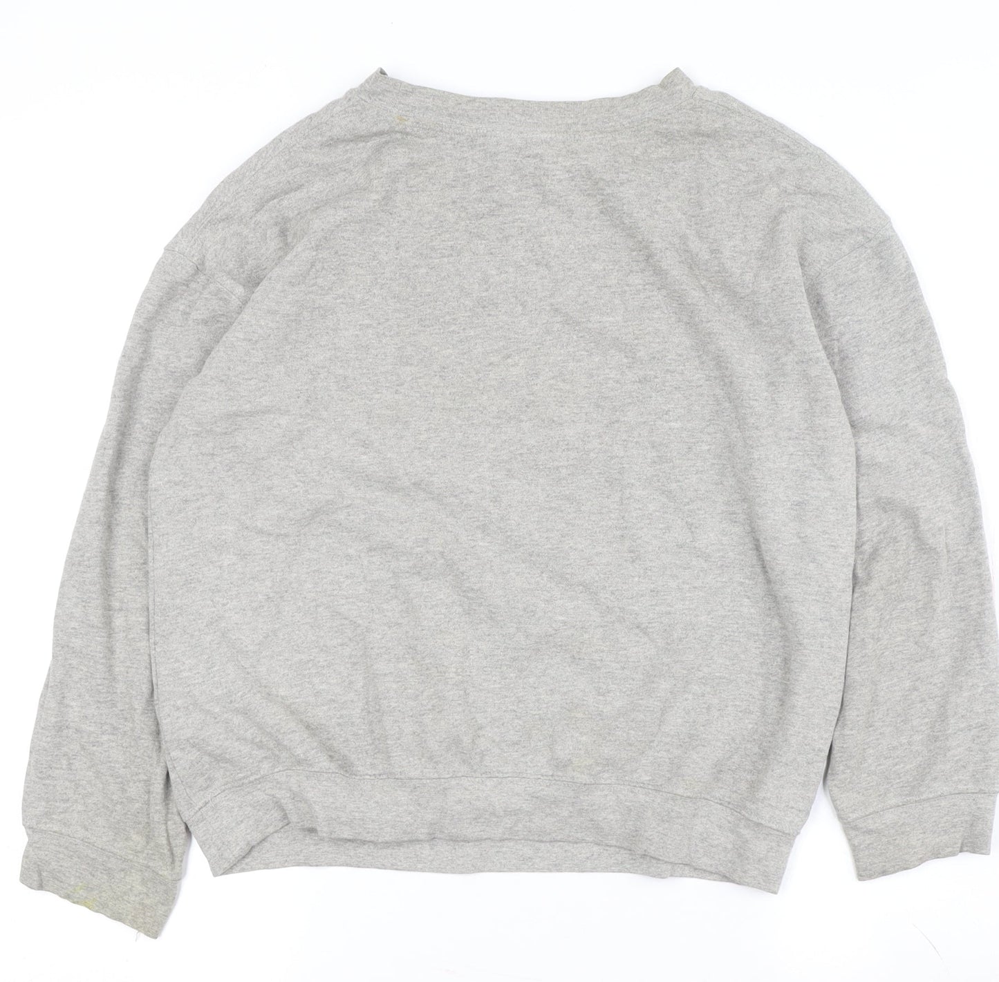 Disney Women's Grey Mickey Mouse Pullover Sweatshirt Size 6