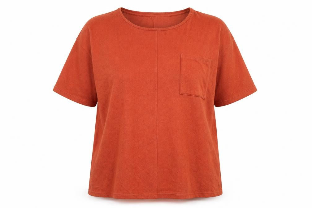 Maison de Nimes Women's Orange T-Shirt Size 16