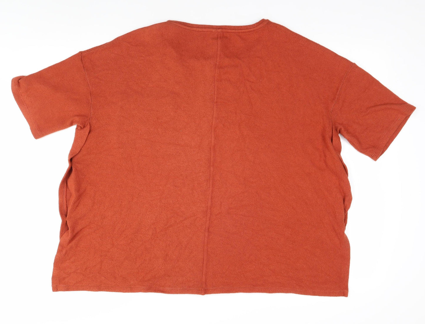 Maison de Nimes Women's Orange T-Shirt Size 16