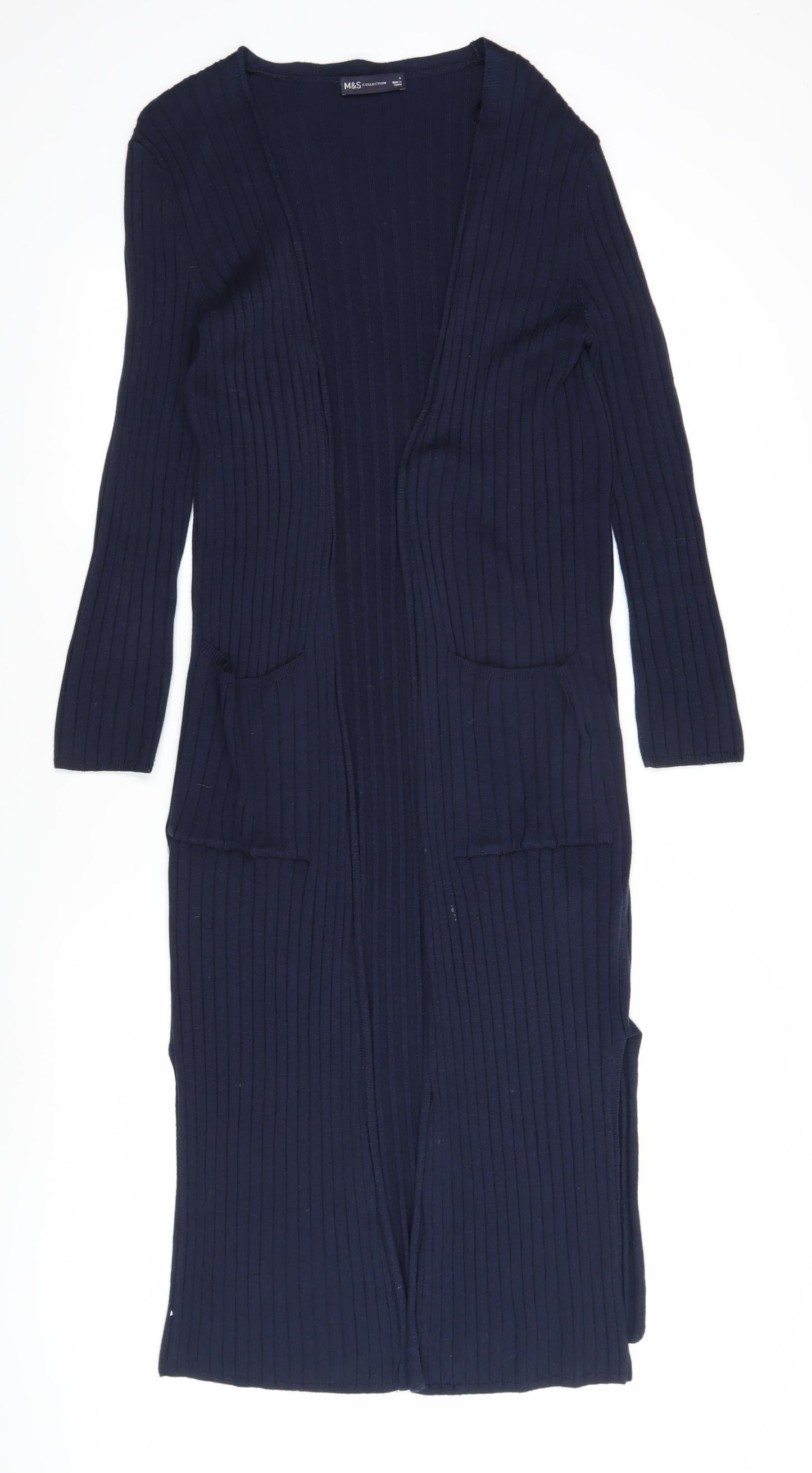 Marks & Spencer Women's Blue Cardigan - Size S