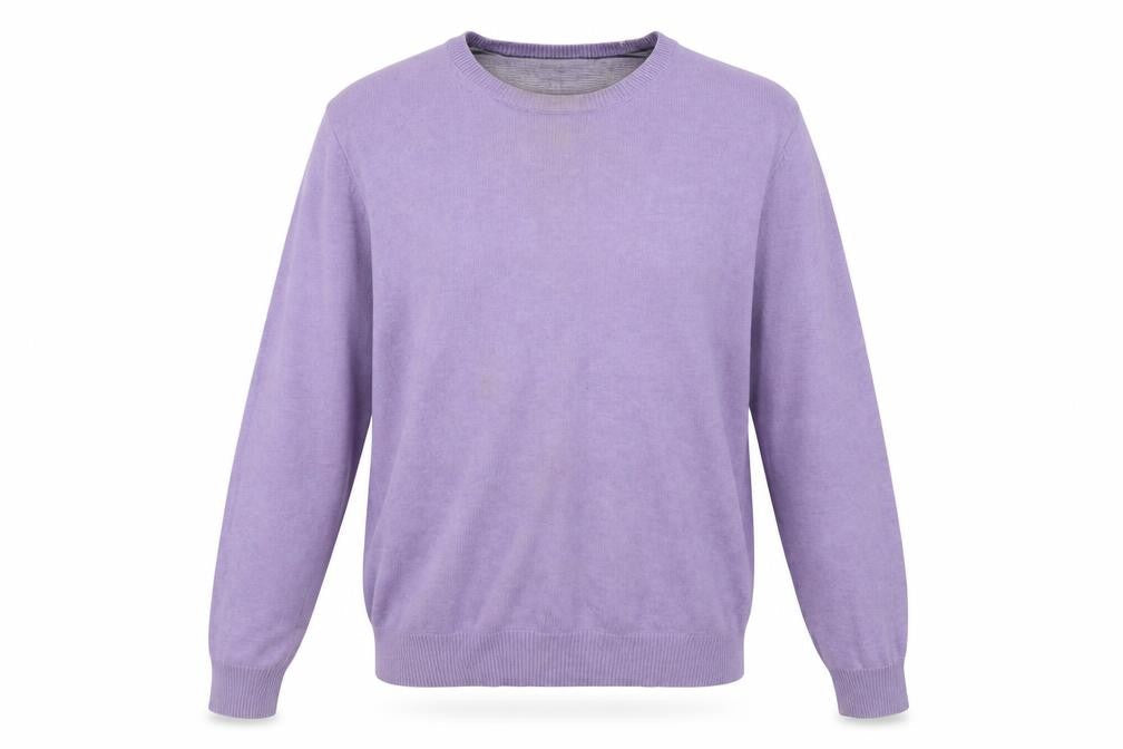 Marks and Spencer Men's Purple Cotton Pullover Jumper M