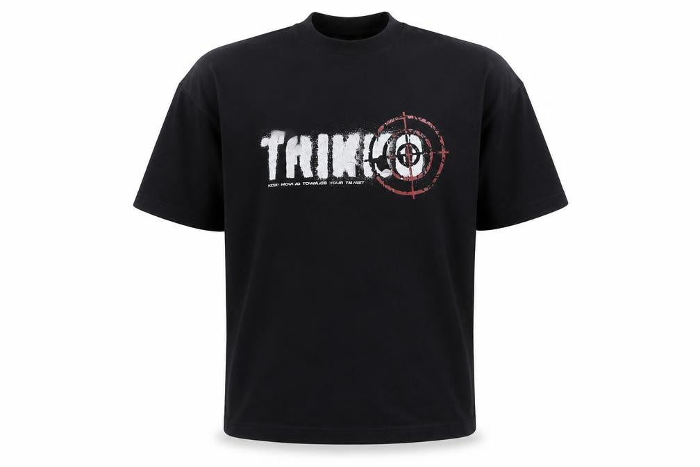 Trikko Men's Black S Graphic Print T-Shirt