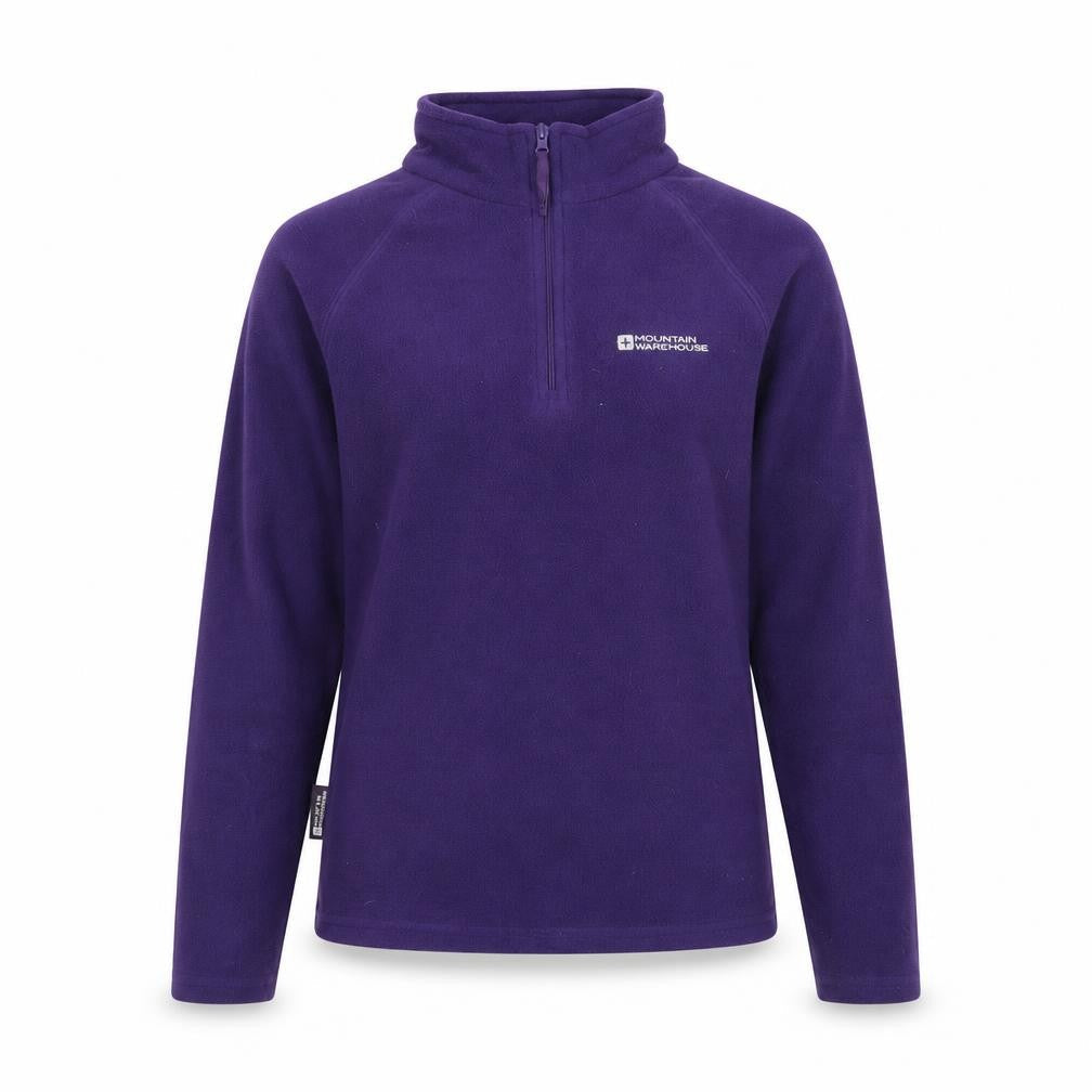 Mountain Warehouse Women's Purple Fleece Pullover Sweatshirt