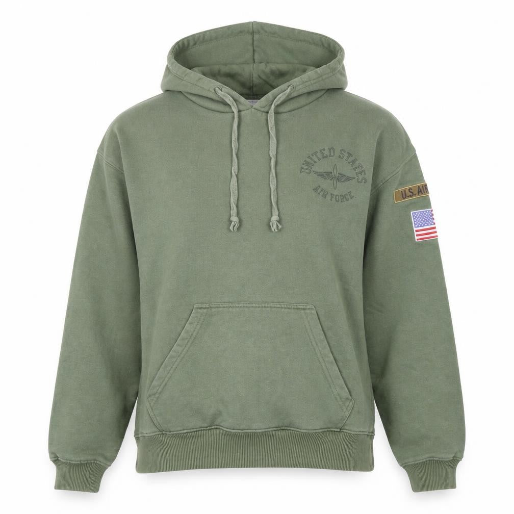 Topshop Green Air Force Hoodie, Size 10, Casual Wear