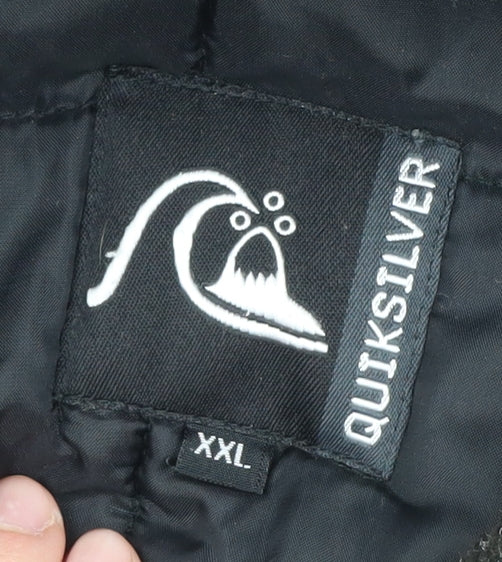 Quiksilver Men's Black 2XL Quilted Jacket