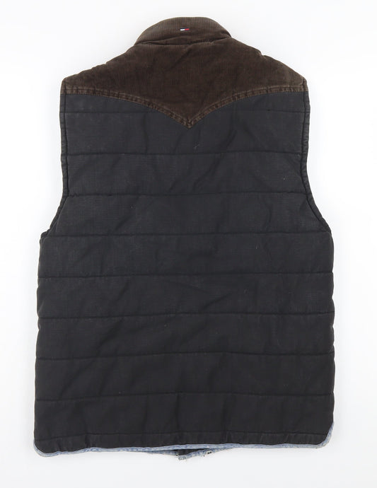 Tommy Hilfiger Denim Men's Black Puffer Waistcoat S