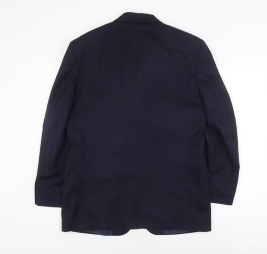 WOOLMARK Men's Black Blazer UK 40, Formal Wear