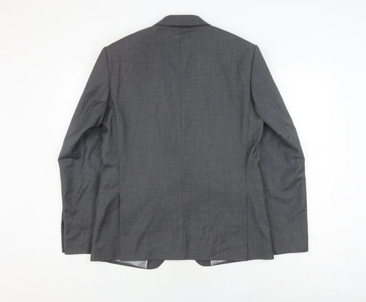Marks and Spencer Men's Grey Wool Blazer 40S
