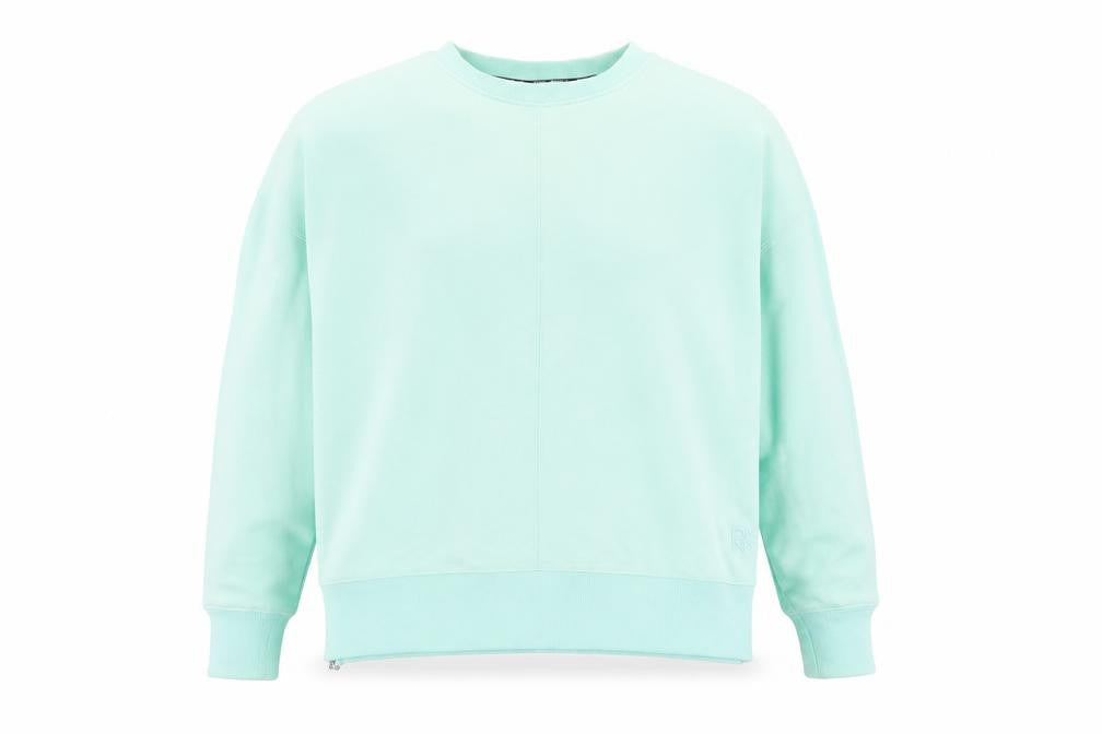 Womens UK S Regular DKNY Green Pullover Sweatshirt