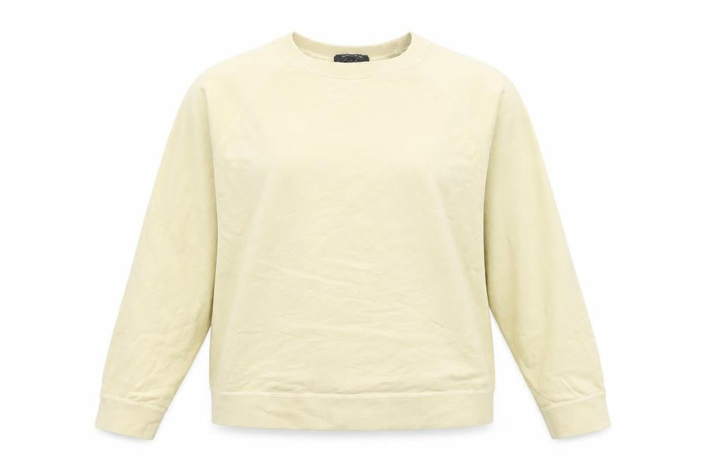 Womens UK XL Regular DKNY Beige Pullover Sweatshirt