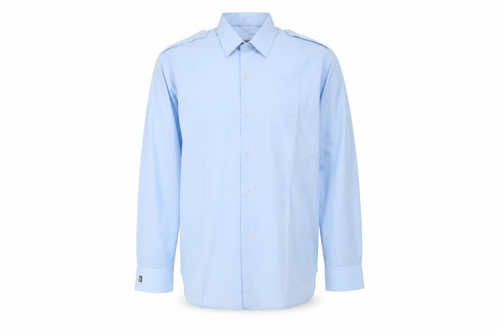 Caravelle Tootal Men's Blue Button-Up Shirt 16