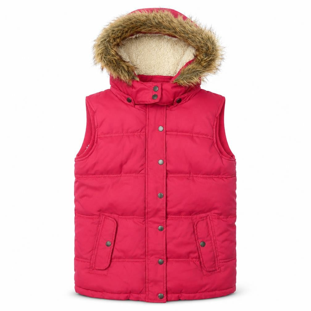 Teenss UK Size 14 Regular FatFace Pink Polyester Blend Waistcoat
