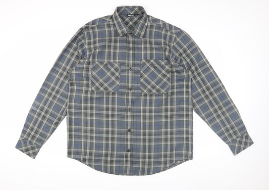 Rohan Men's L Multicoloured Plaid Button-Up Shirt