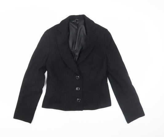 Laura Ashley Women's Black Blazer Slim Fit Size 12