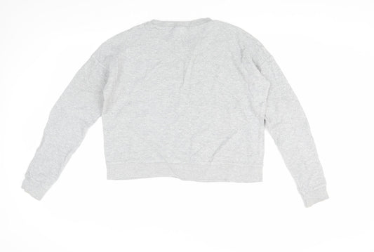 Topshop Women's Grey Pullover Sweatshirt Size 10