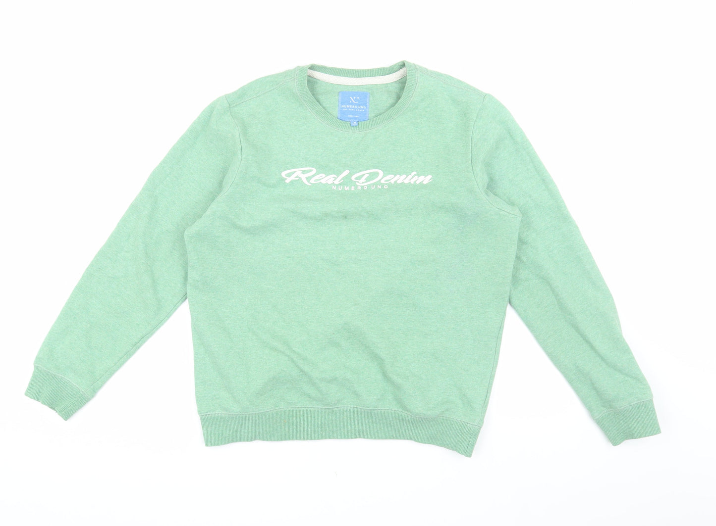 Numero Uno Green Pullover Unisex Sweatshirt, M