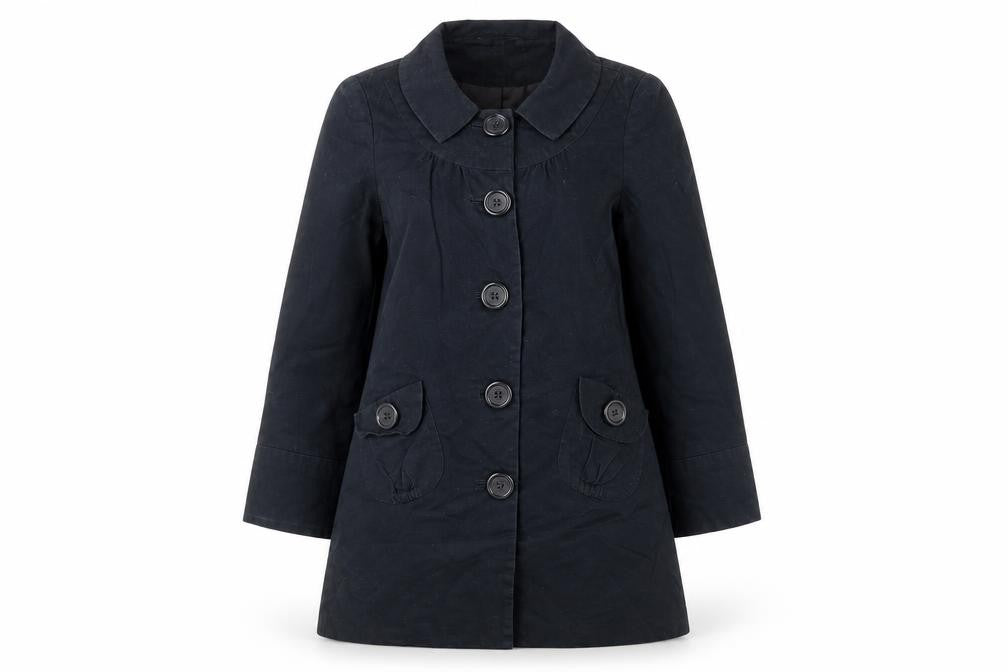 Marks & Spencer Women's Black Overcoat Size 10