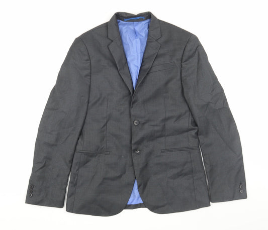 Marks and Spencer Men's Grey Blazer 38 Regular