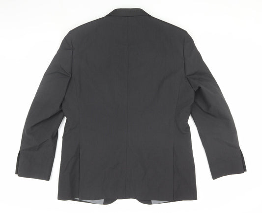 Marks and Spencer Men's Grey Suit Jacket 44 Regular