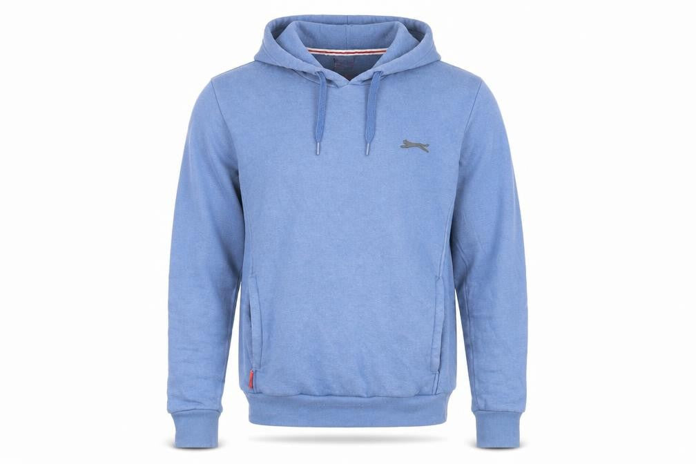 Mens UK XS Regular Slazenger Blue Pullover Hoodie