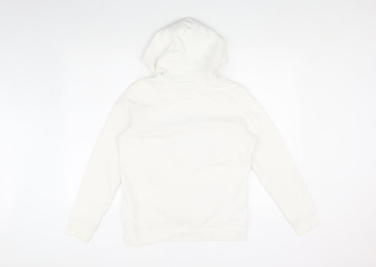 Gap Women's Ivory S Pullover Hoodie with Logo