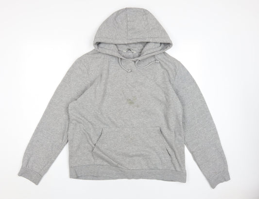Kangaroo Poo Men's Grey Hoodie Large Pullover