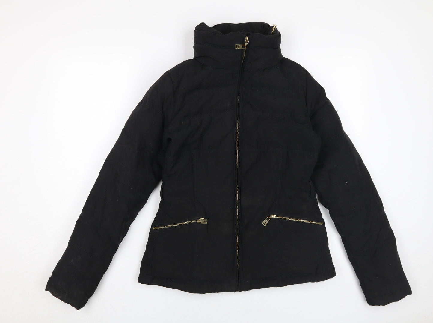 LTB Women's Black Puffer Jacket Medium Casual Winter