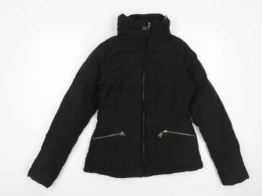 LTB Women's Black Puffer Jacket Medium Casual Winter