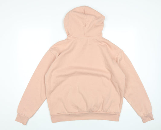 Disney Women Pink Pullover Hoodie Size M