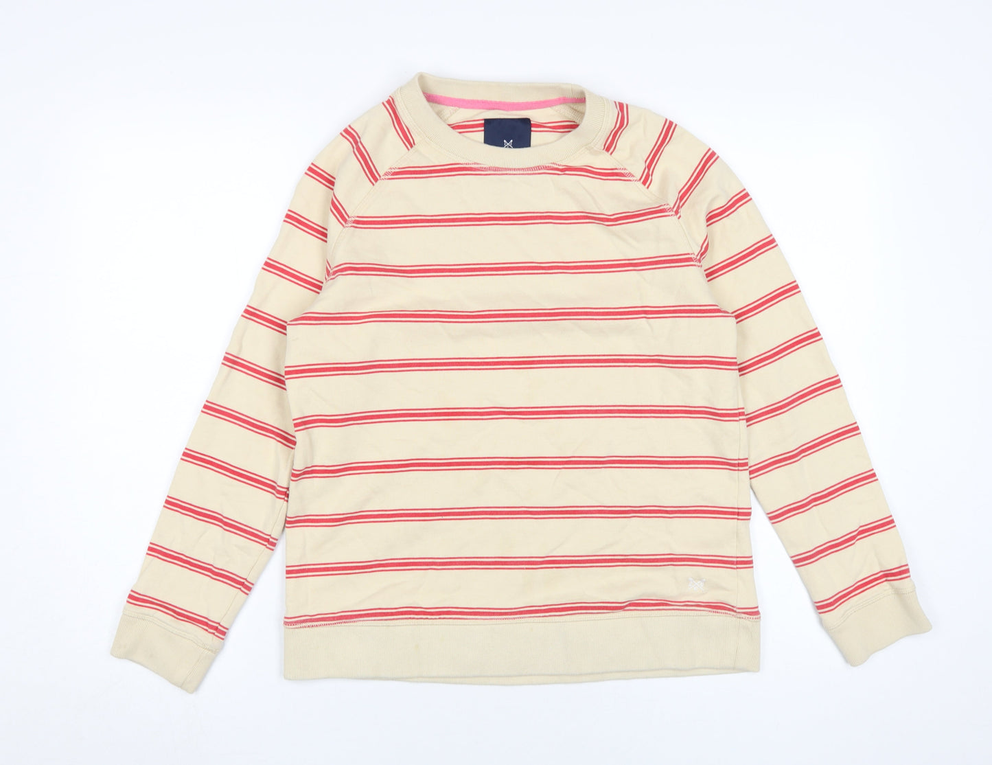 Crew Clothing Women's Beige Size 12 Striped Pullover