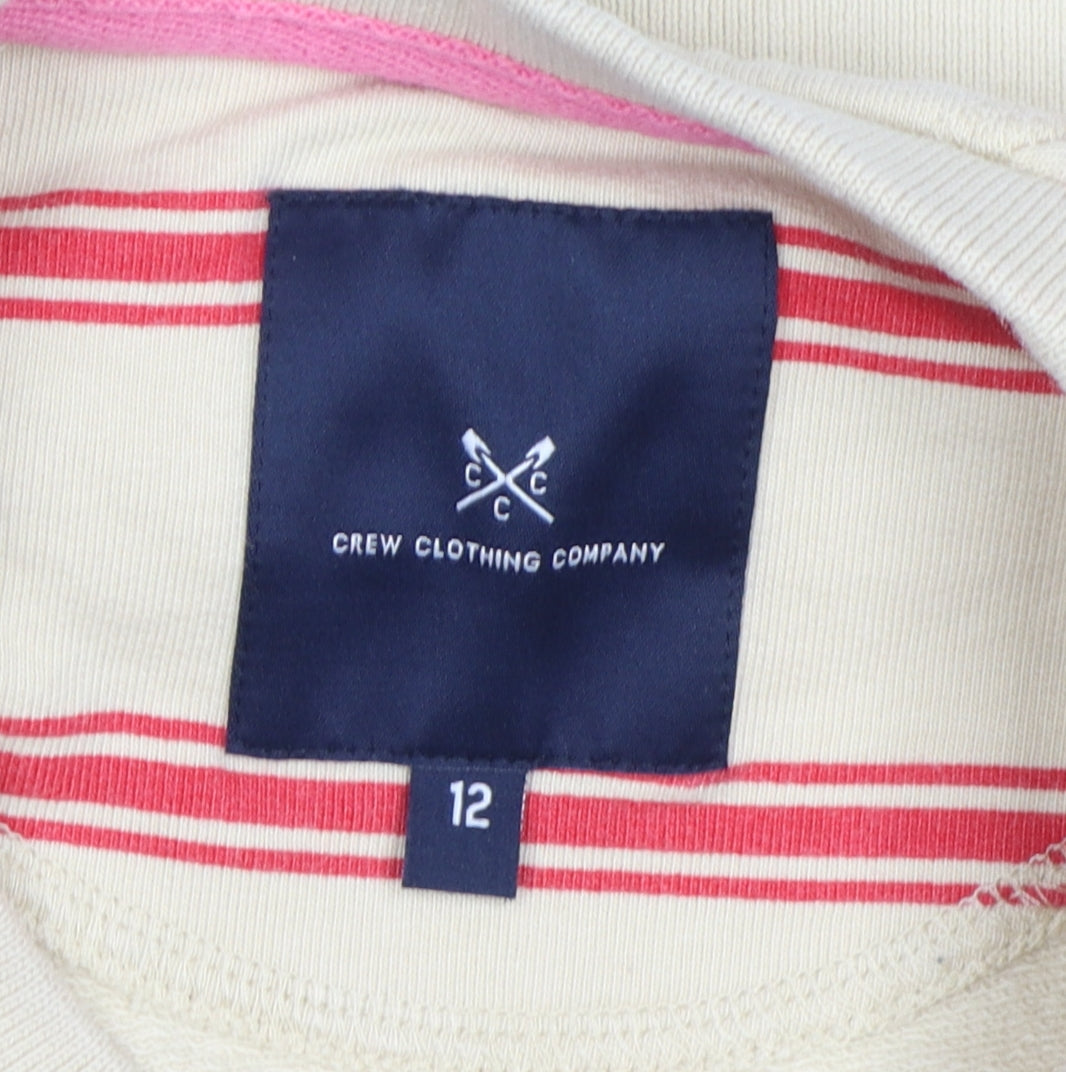 Crew Clothing Women's Beige Size 12 Striped Pullover