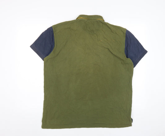 Levi's Men's Green Polo, XL, Short Sleeve, Logo Accent