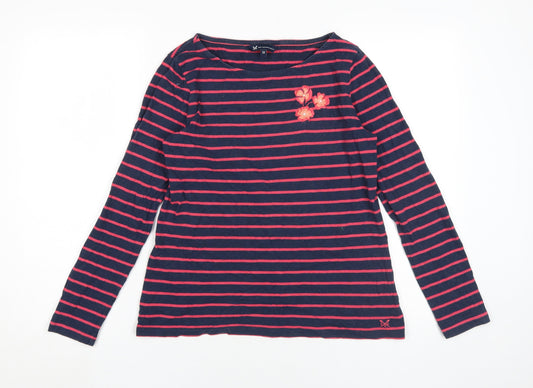 Crew Clothing Women’s Blue Striped Long Sleeve Top Size 12