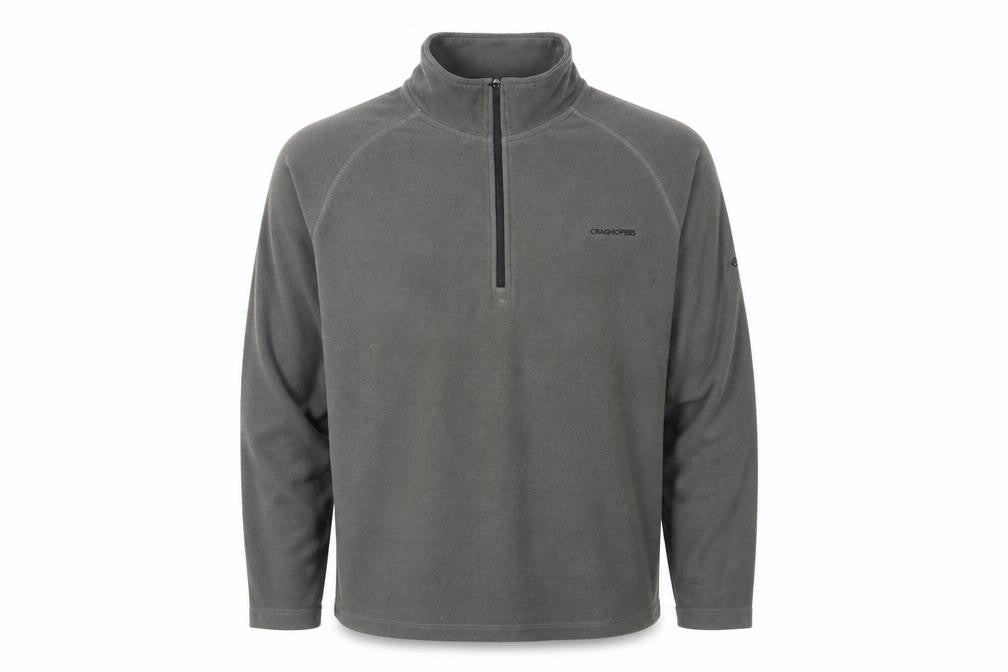 Mens UK L Regular Craghoppers Grey 1/4 Zip Sweatshirt