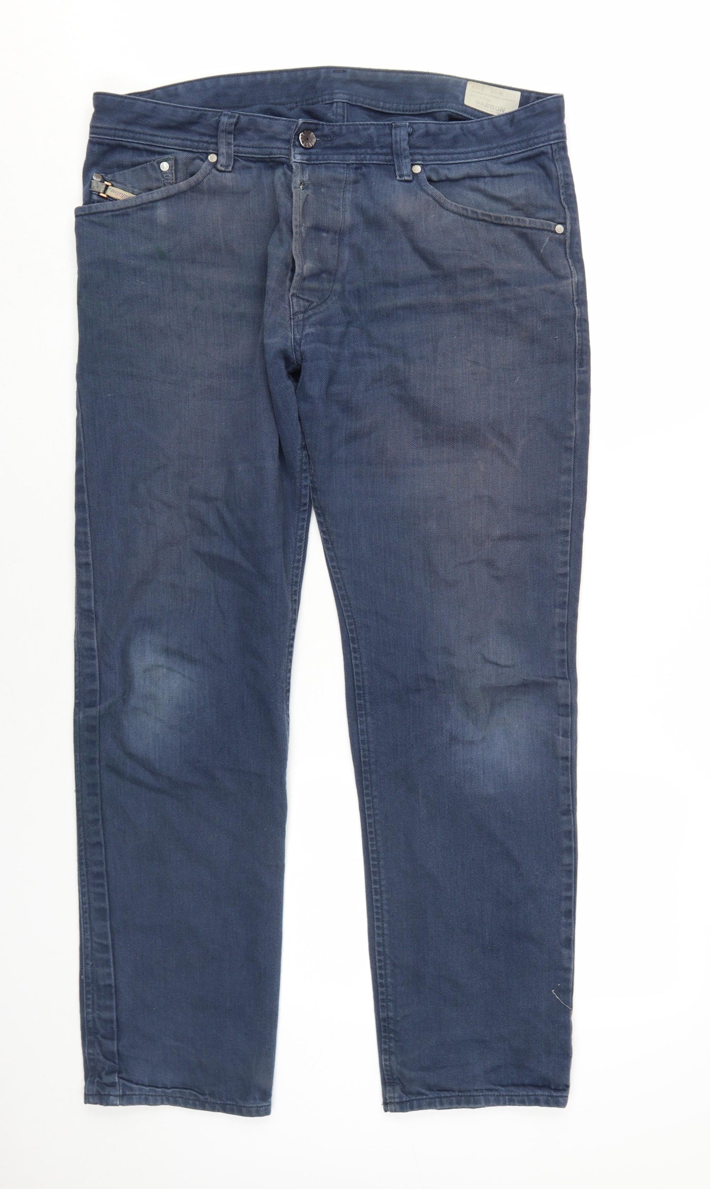 Diesel Men's Blue Straight Jeans Size 36