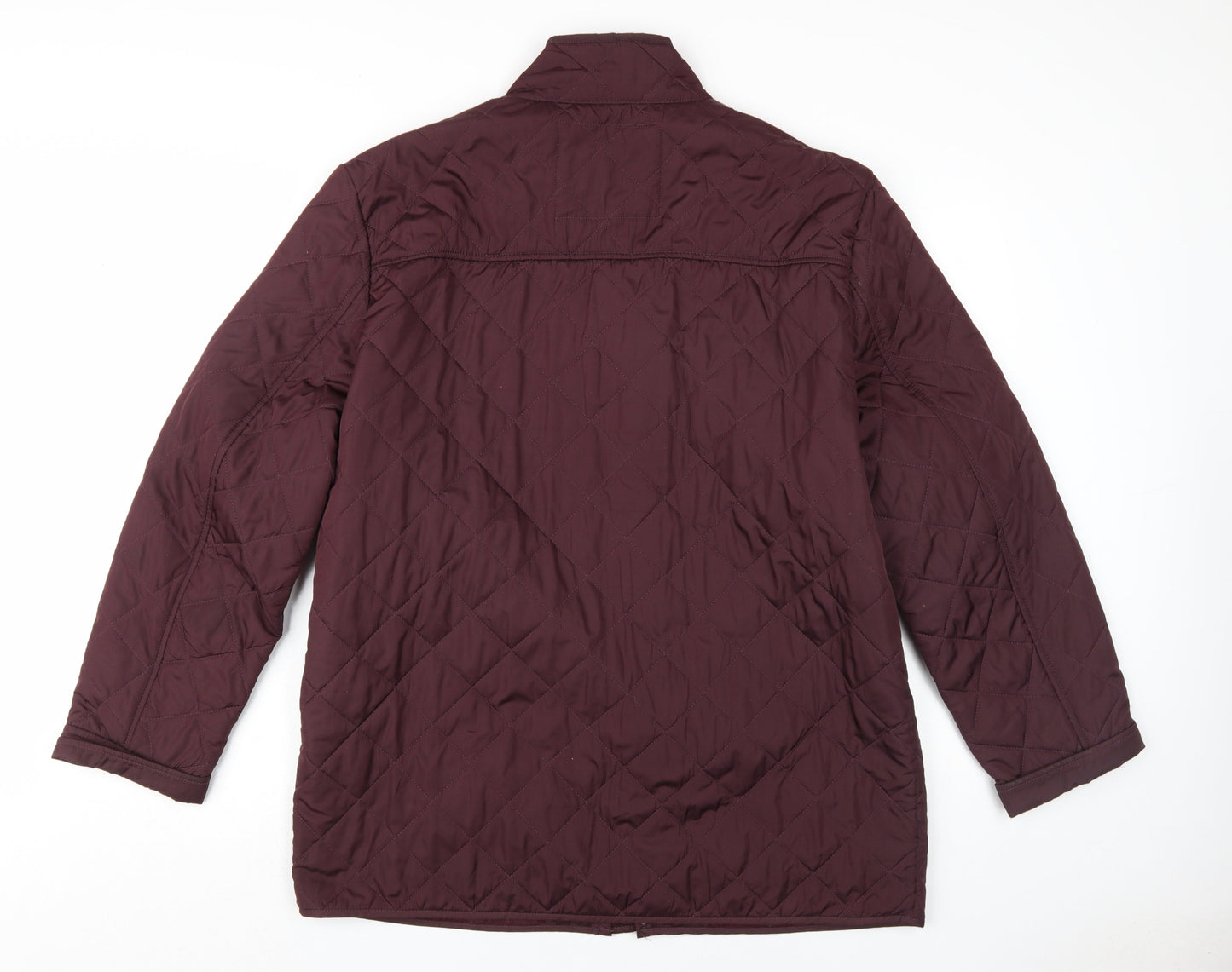 Greenwoods Men's XL Quilted Jacket in Berry Red