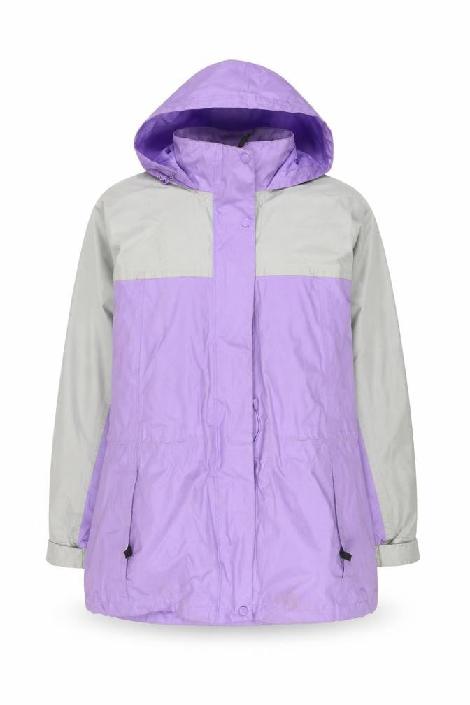 Being Casual Women's Purple Parka Jacket, Size 16, Hooded