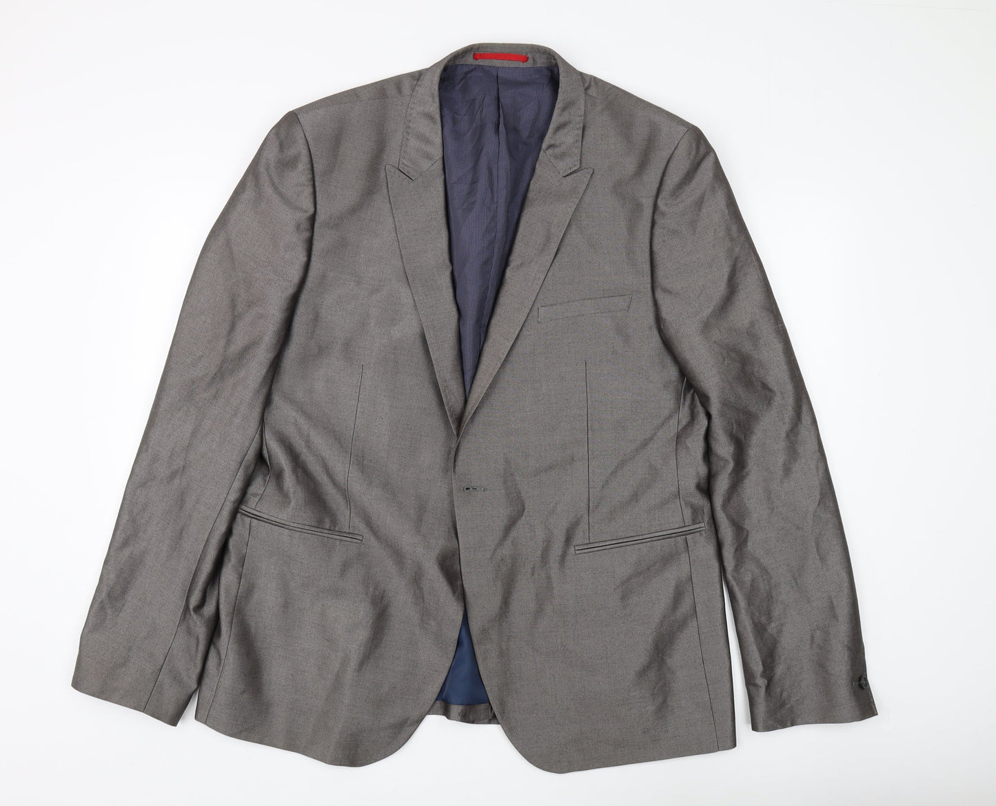 Ventuno 21 Men's Grey Blazer, Size 46, Ideal for Business