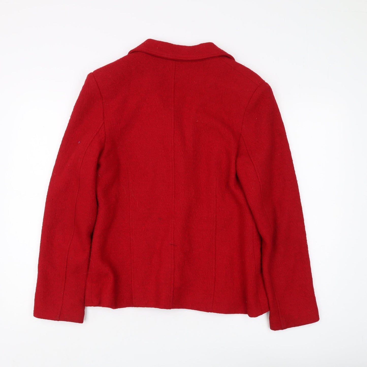 Alexara Women's Red Suit Jacket Size 12 Classic Style