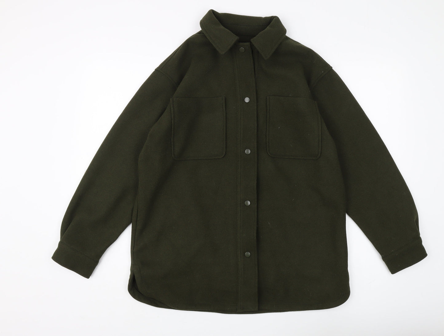 New Look Women's Green Casual Mid-Length Jacket S