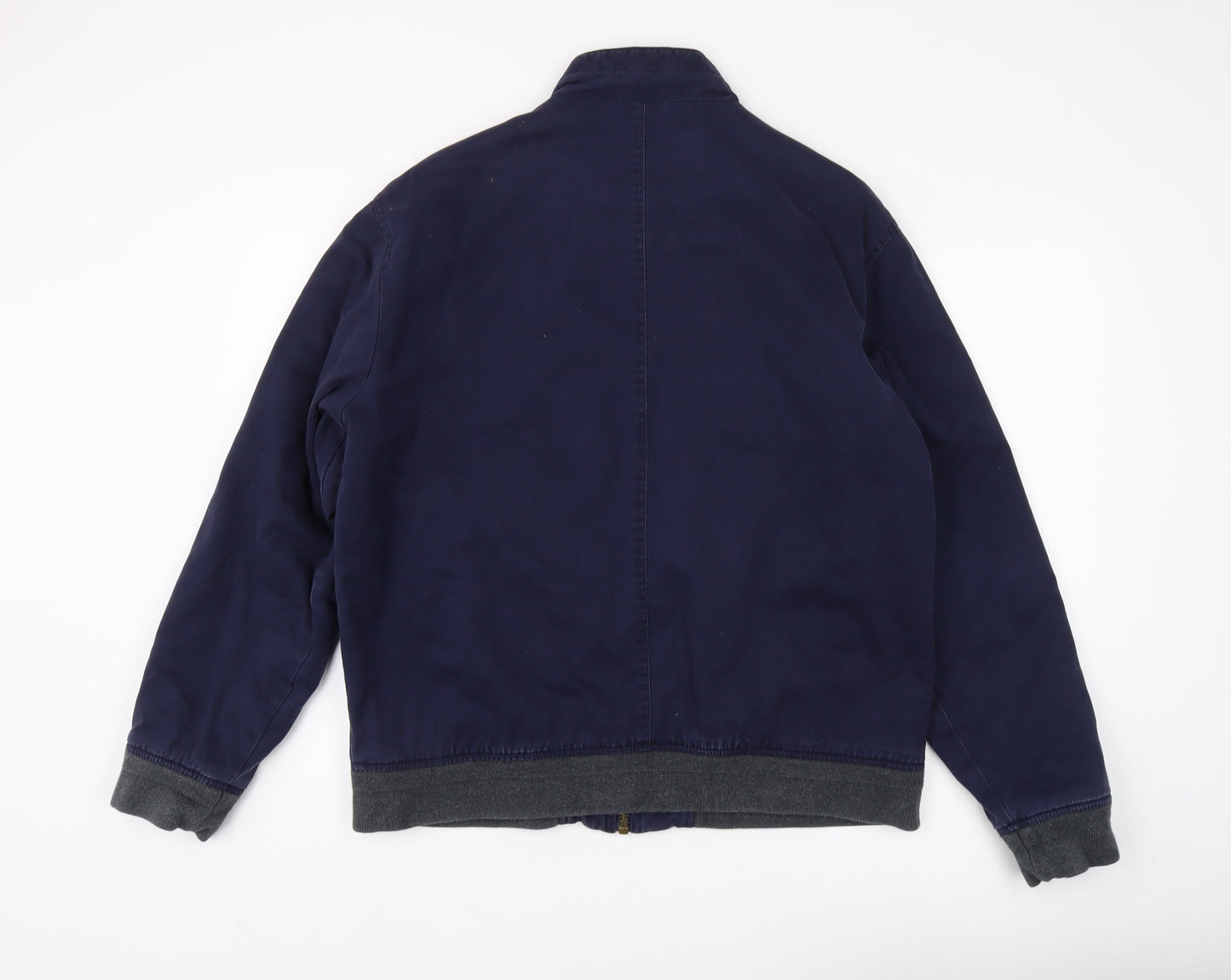 Marks and Spencer Men's Blue Bomber Jacket, L