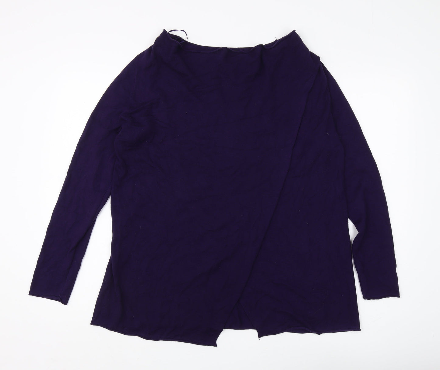 Roman Women's Purple Jumper Size 12 Round Neck