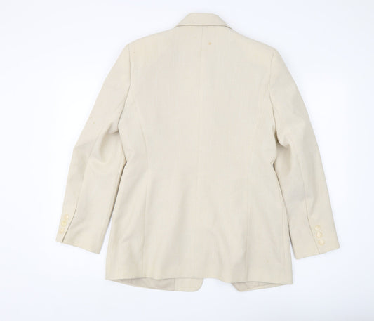 Debenhams Women's Beige Suit Jacket Size 12