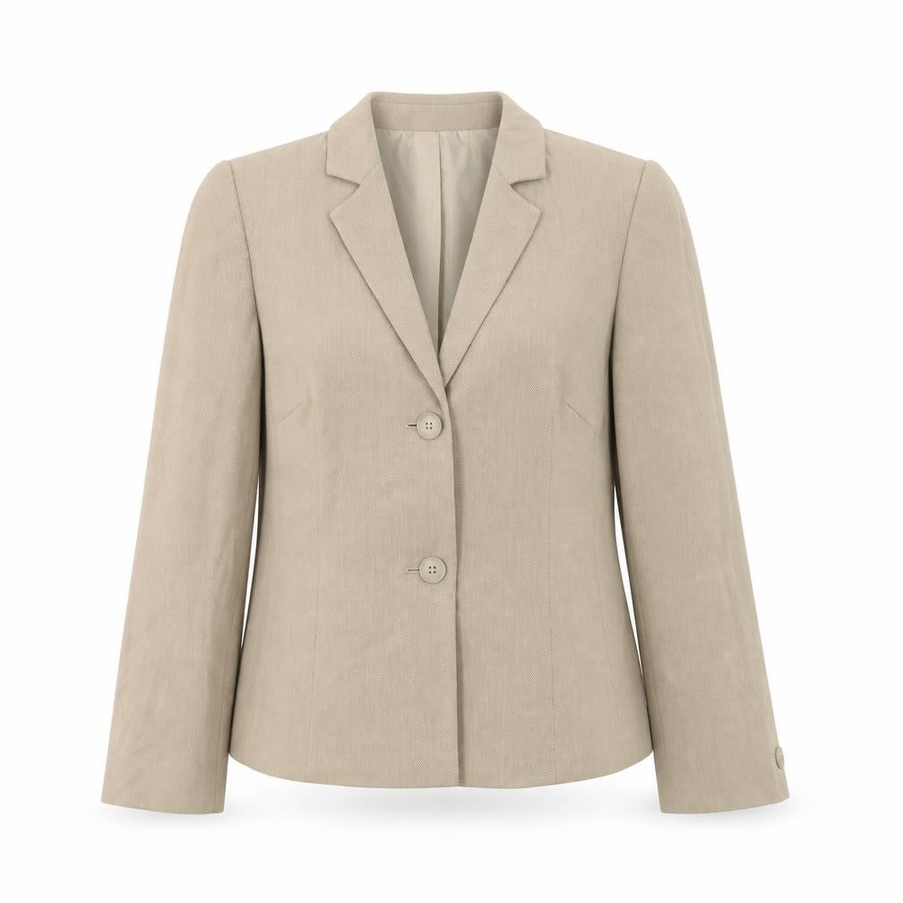 Marks and Spencer Women's Beige Suit Jacket Size 12