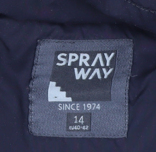 Sprayway Women's Black Puffer Jacket Size 14