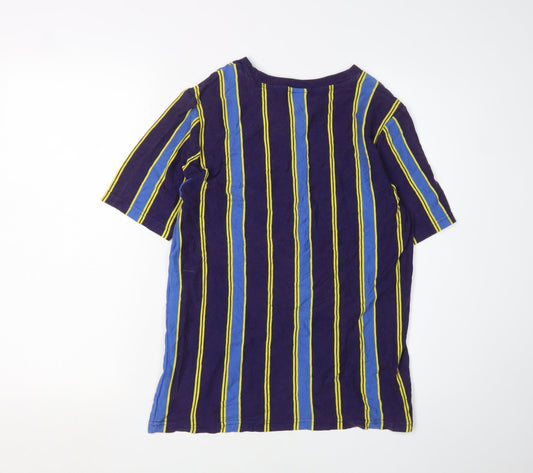 Urban Outfitters Men’s Multicoloured Striped T-Shirt S