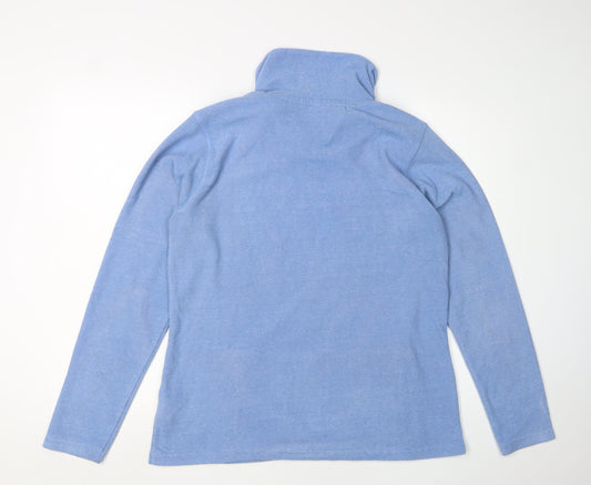Mountain Warehouse Women's Blue Cowl Neck Pullover Sweatshirt