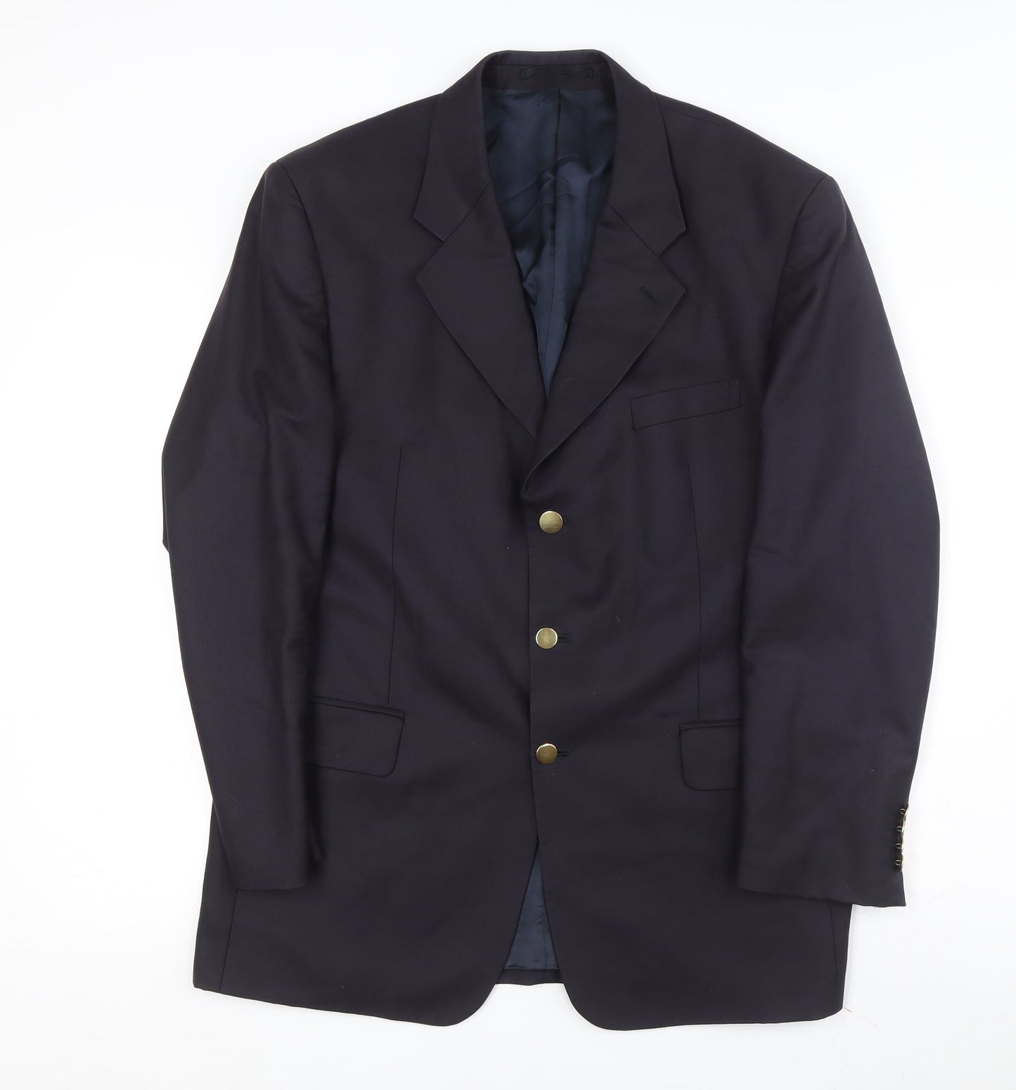 Lipman and Sons Men's Blue Blazer, Size 42R, Regular Fit